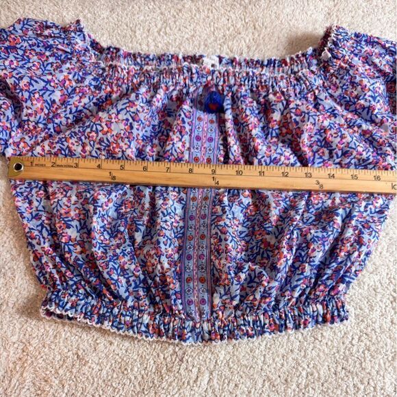 Poupette St Barth Top Womens size Small Nana Light Blue Paquerette Cotton Resort - Picture 7 of 16